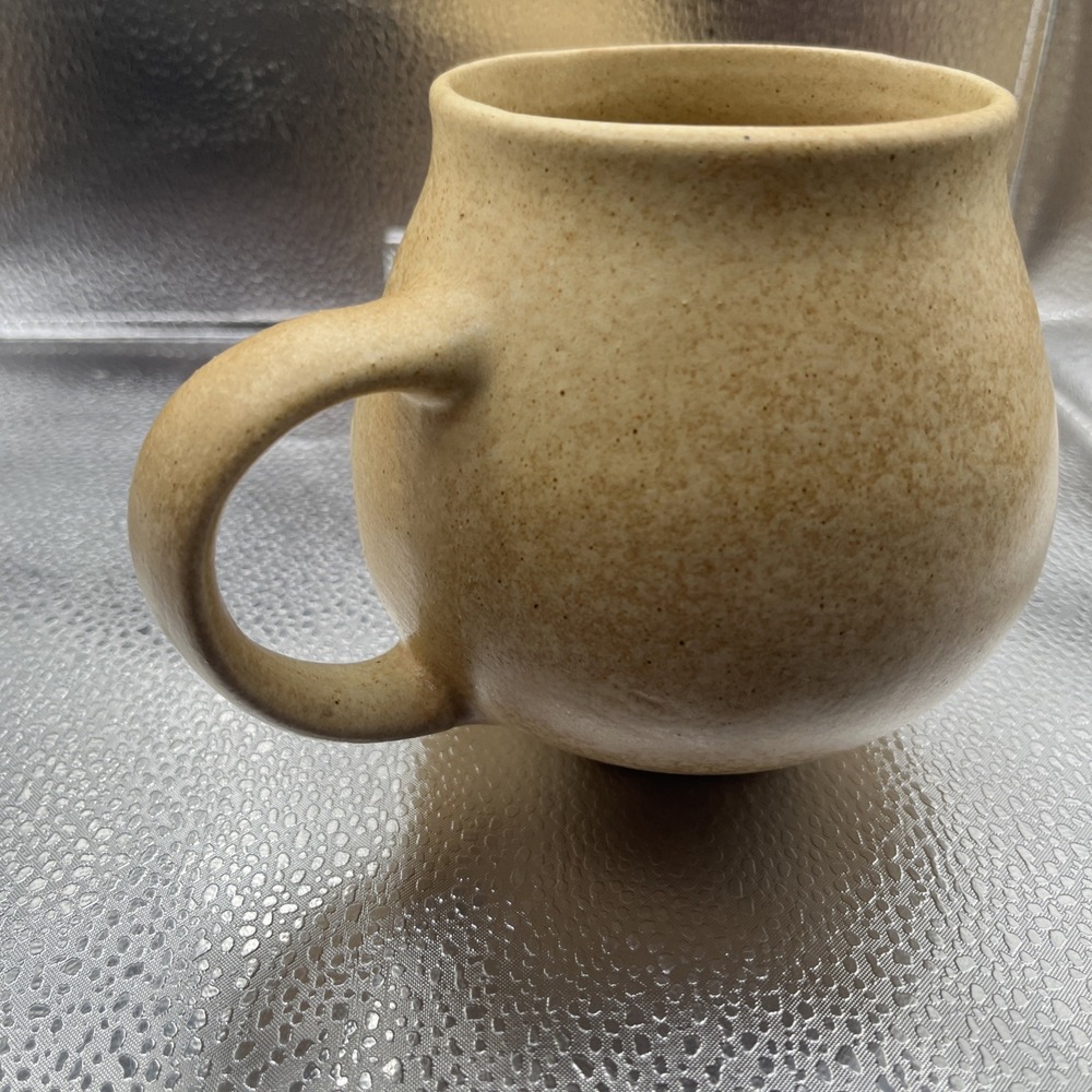 POTTERY CRAFT USA Cup Mustache Man Large Face Mug 1970's - Picture 9 of 16